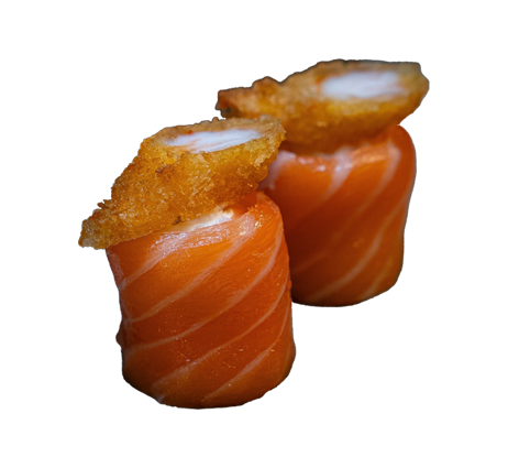 Gunkan Camarão Panado