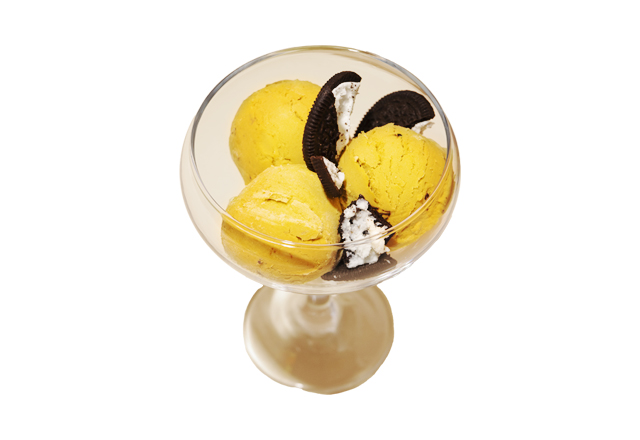 Gelado (vanilla,chocolate e Morango)